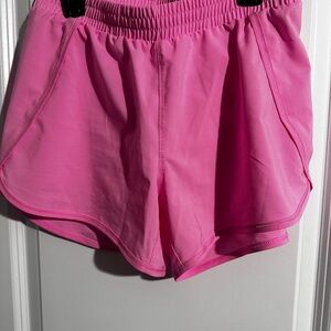 All in Motion Girls’ Pink Athletic Shorts – Size XL (14) – New Without Tags